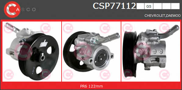 Casco CSP77112GS Hydraulic Pump, steering system CSP77112GS
