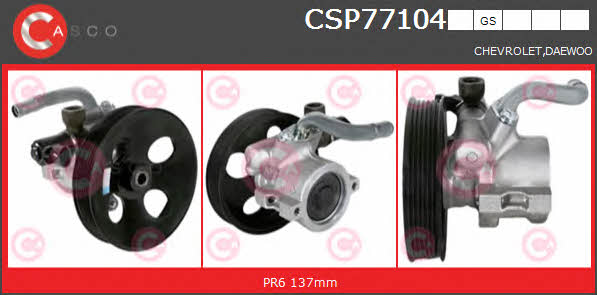 Casco CSP77104GS Hydraulic Pump, steering system CSP77104GS