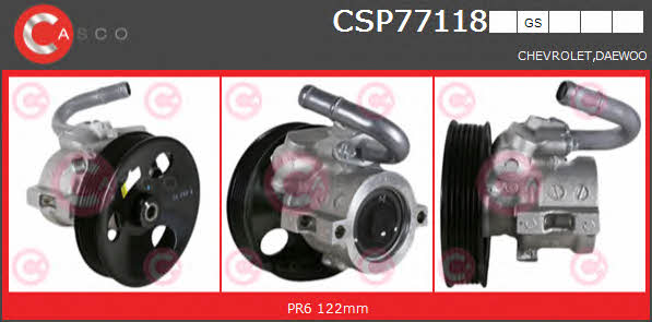 Casco CSP77118GS Hydraulic Pump, steering system CSP77118GS