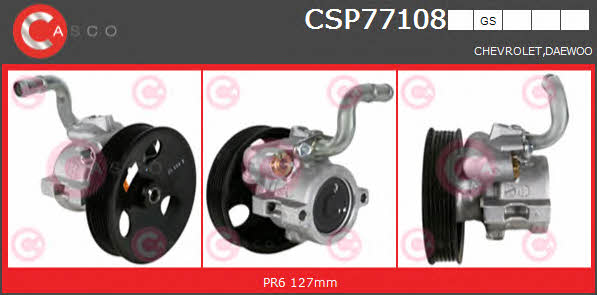 Casco CSP77108GS Hydraulic Pump, steering system CSP77108GS