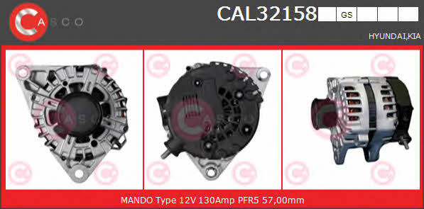 Casco CAL32158GS Alternator CAL32158GS