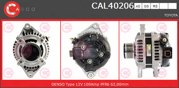 Casco CAL40206GS Alternator CAL40206GS