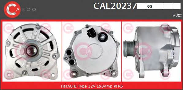 Casco CAL20237GS Alternator CAL20237GS