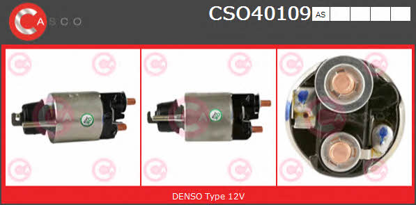 Casco CSO40109AS Solenoid switch, starter CSO40109AS
