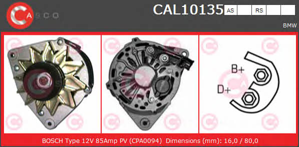 Casco CAL10135RS Alternator CAL10135RS