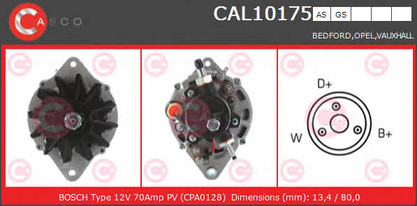 Casco CAL10175AS Alternator CAL10175AS