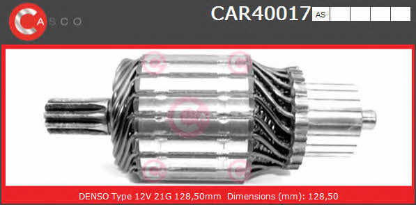 Casco CAR40017AS Armature, starter CAR40017AS