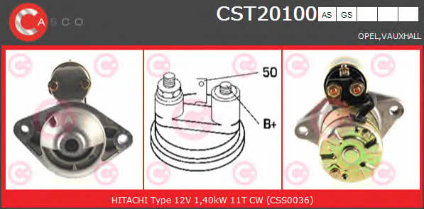 Casco CST20100GS Starter CST20100GS