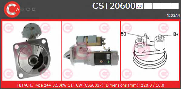 Casco CST20600AS Starter CST20600AS