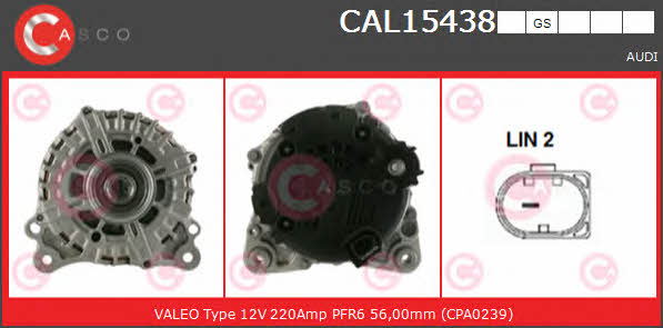 Casco CAL15438GS Alternator CAL15438GS