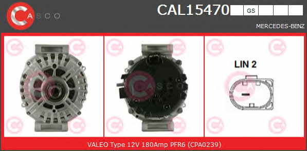 Casco CAL15470GS Alternator CAL15470GS