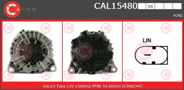 Casco CAL15480GS Alternator CAL15480GS