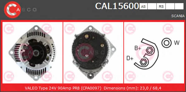 Casco CAL15600RS Alternator CAL15600RS