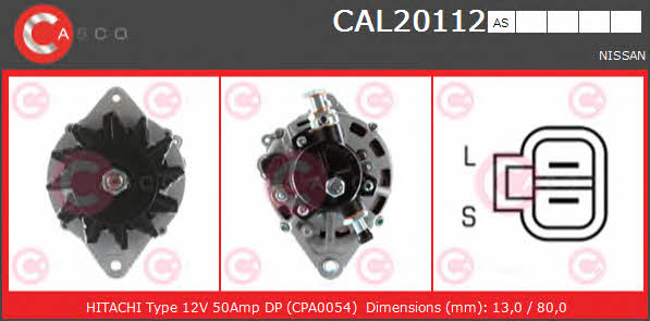 Casco CAL20112AS Alternator CAL20112AS