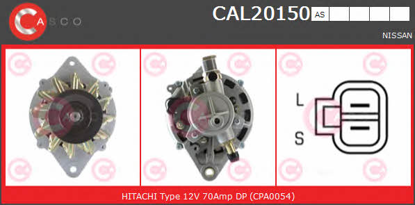 Casco CAL20150AS Alternator CAL20150AS