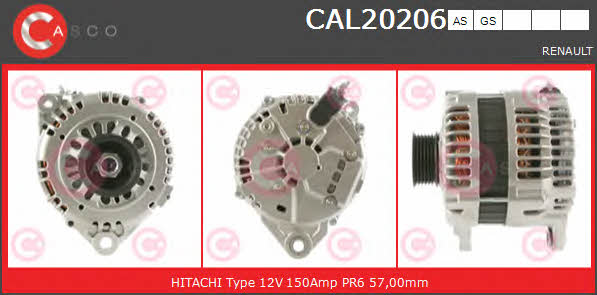 Casco CAL20206AS Alternator CAL20206AS