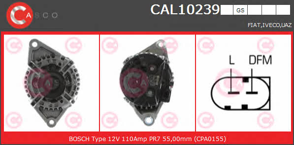 Casco CAL10239GS Alternator CAL10239GS