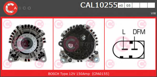 Casco CAL10255AS Alternator CAL10255AS CAL10255AS Casco Alternator