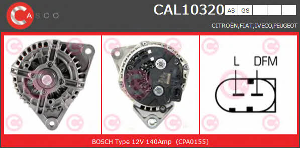 Engine alternator Iveco: CAL10320GS Casco Alternator