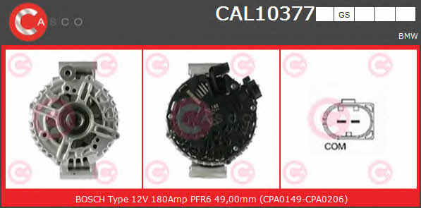 Casco CAL10377GS Alternator CAL10377GS