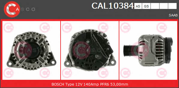 Engine alternator Saab 9-3: CAL10384AS Casco Alternator