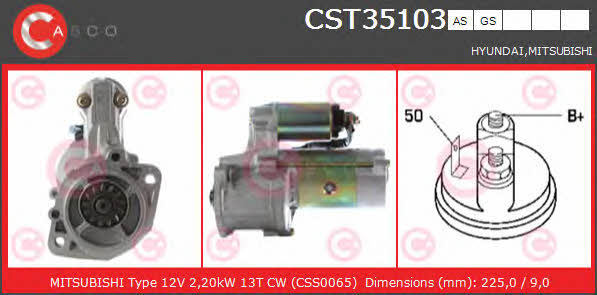 Casco CST35103AS Starter CST35103AS