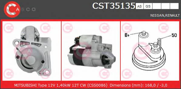 Casco CST35135GS Starter CST35135GS