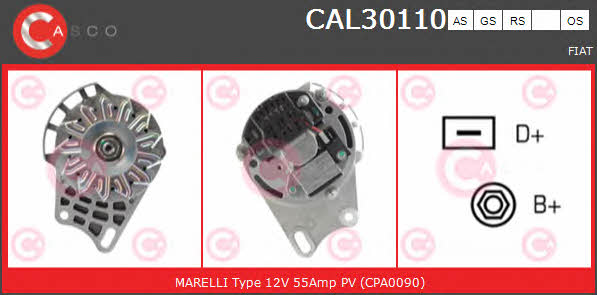 Casco CAL30110OS Alternator CAL30110OS