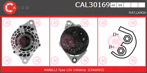 Alternator Lancia Thesis: CAL30169AS Casco Alternator