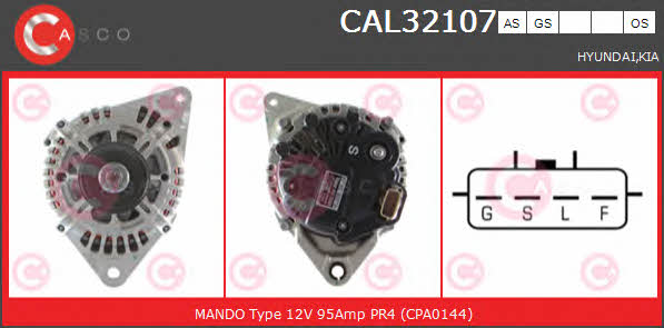 Casco CAL32107GS Alternator CAL32107GS