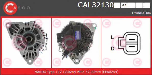 Casco CAL32130GS Alternator CAL32130GS