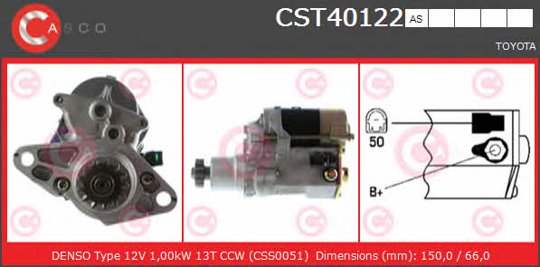 Casco CST40122AS Starter CST40122AS