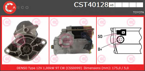 Casco CST40128AS Starter CST40128AS