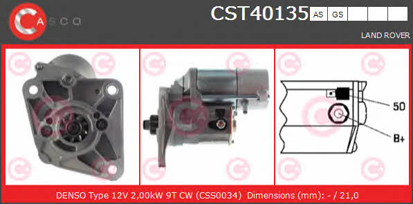 CST40135AS Casco Starter