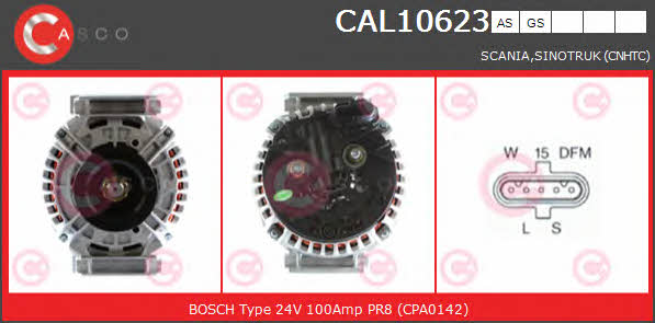 Casco CAL10623AS Alternator CAL10623AS CAL10623AS Casco Alternator