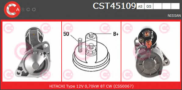 Casco CST45109AS Starter CST45109AS