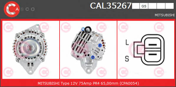 Casco CAL35267GS Alternator CAL35267GS