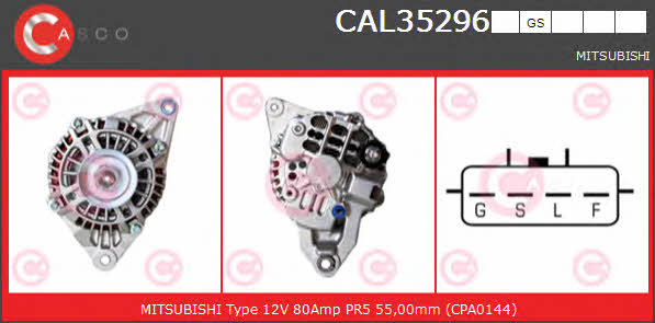 Casco CAL35296GS Alternator CAL35296GS