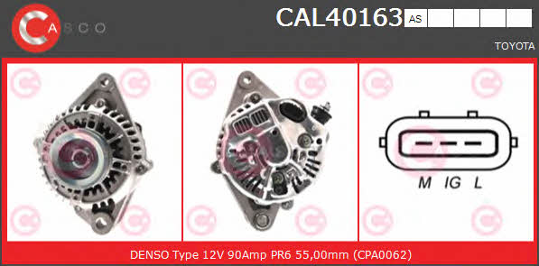 CAL40163AS Casco Alternator
