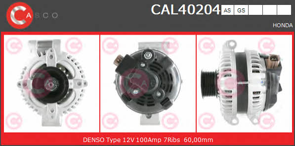 Casco CAL40204GS Alternator CAL40204GS