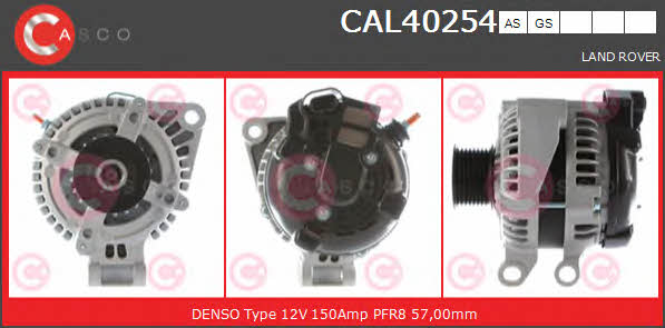 Casco CAL40254AS Alternator CAL40254AS
