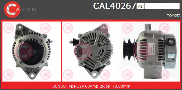 Casco CAL40267AS Alternator CAL40267AS