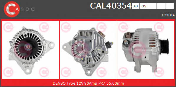 Casco CAL40354GS Alternator CAL40354GS