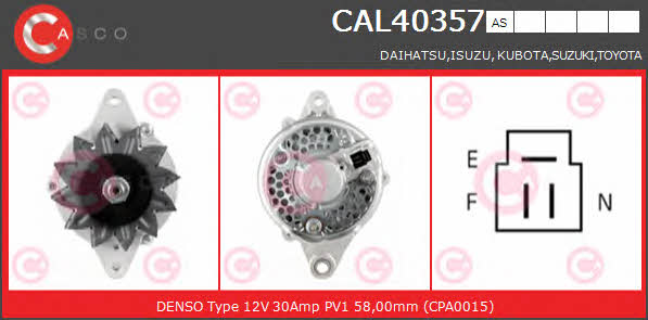 Casco CAL40357AS Alternator CAL40357AS