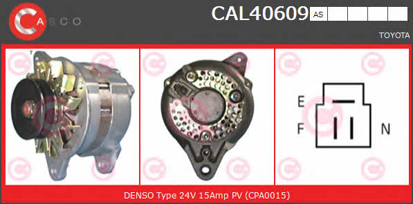 Casco CAL40609AS Alternator CAL40609AS
