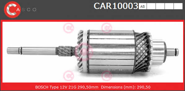 CAR10003AS Casco Armature, starter