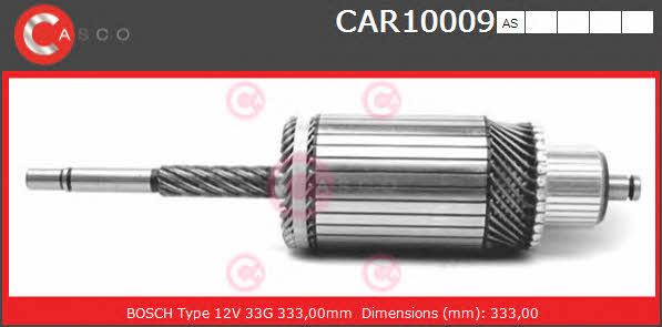 CAR10009AS Casco Armature, starter