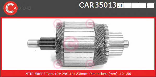 CAR35013AS Casco Armature, starter