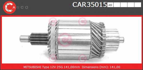 Casco CAR35015AS Armature, starter CAR35015AS