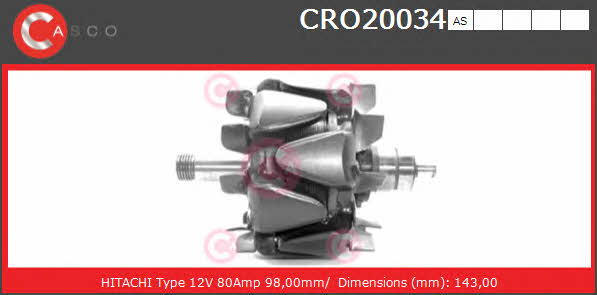 Casco CRO20034AS Rotor generator CRO20034AS